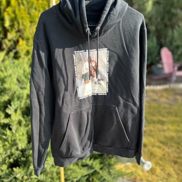 Mens (L) NIKE VINTAGE MICHEAL JORDAN HOODIE EXCELLENT CONDITION - Picture 5 of 9
